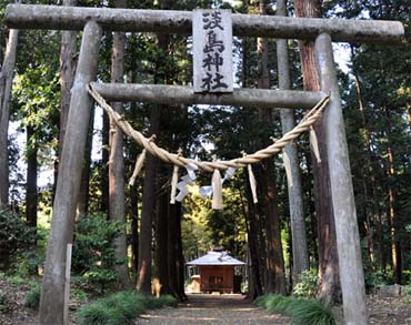 茨城額田の淡島神社　　徳川光圀の弟の額田藩主：松平頼元が寄進建立_2